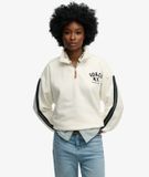 Superdry Sweat-shirt Country Club Appliqué Beige Femme