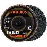 Rhodius 303935 LSZ QUICK Lamellenschijf Korrelgrootte (num) 60 RVS, Staal, Non-ferrometaal 10 stuk(s)