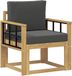 vidaXL Buitensofa Polyester Wit en Anthraciet