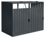 Owen container, van metaal naar antracietkleur