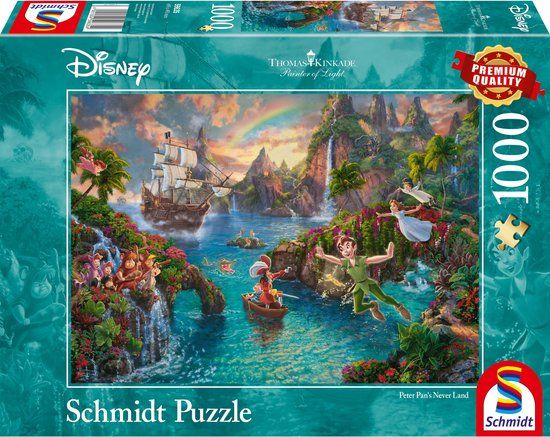 Schmidt Spiele Disney Peter Pan 1000 stukjes Puzzel - 12+ jaar