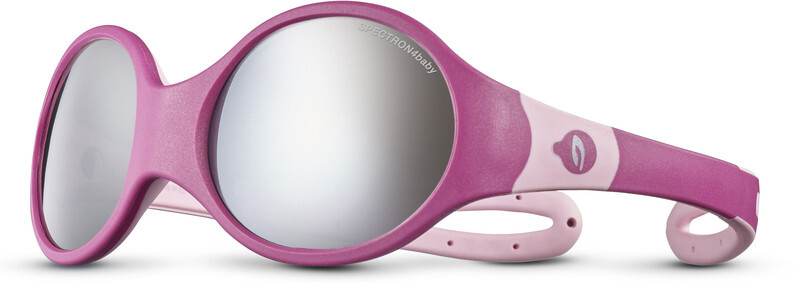 Julbo Loop L Spectron 4 Sunglasses Kids, fuchsia/rosa/grey flash silver