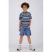 Vingino gestreepte T-shirt donkerblauw