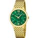 Candino C4790/3 Polshorloge Heren Goudkleurig Staal Saffierglas Groen