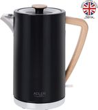 Adler AD-1347 b Waterkoker 1.7L Zwart Metaal Strix