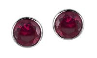 Orphelia ZO-7056/2 - Oorstekers Roze - Zilver 925 - Zirkonia - 7 mm