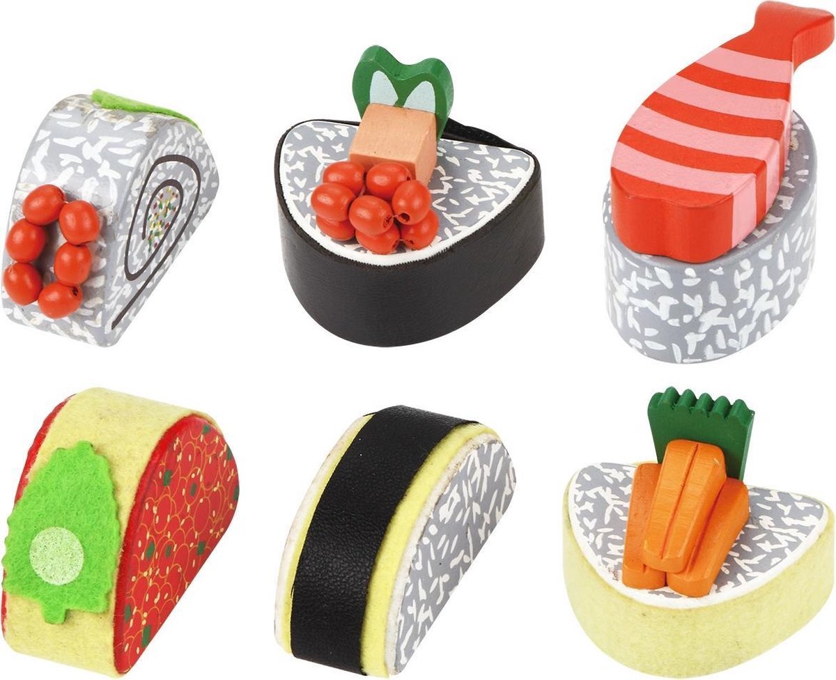 Playwood Set houten sushi op tray