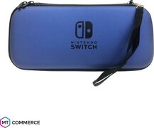 Consoleskins.nl Nintendo Switch Beschermhoes voor Opbergen en Beschermen - Hardcover Hoes / Case / Skin met Handgrip - Blauw