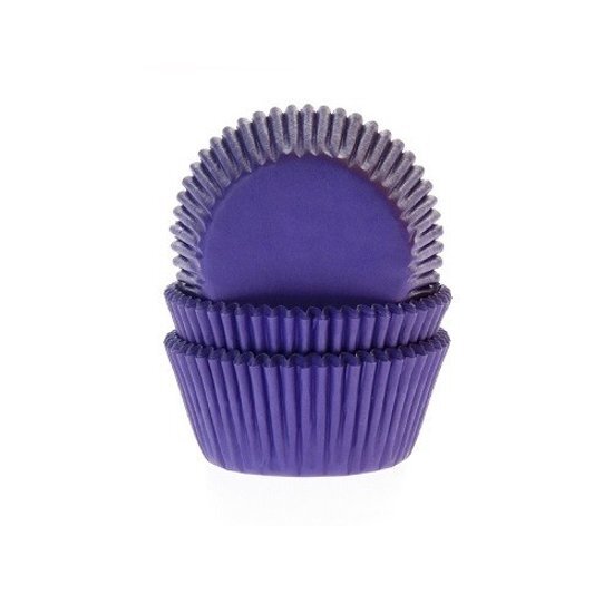 House of Marie Cupcake cups paars 50x33mm 50st
