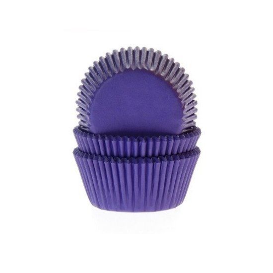 House of Marie Cupcake cups paars 50x33mm 50st