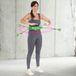 HMS HHW01 - Hula Hoop - Groen met Noppen - Verstelbaar - Fitness