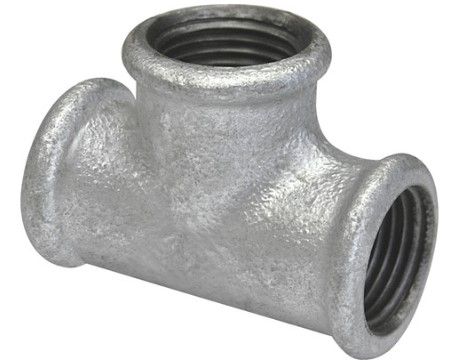 Kirchhoff Smeedbaar ijzer T-stuk, verzinkt, 1 1/2"