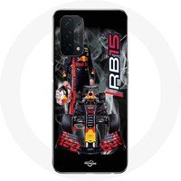 Maniacase Hoesje voor Oppo A54 5G Formule 1 Max Verstappen F1 Coureur Red Bull 15