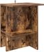 vidaXL Table basse Chêne fumé 40 x 30 x 49 cm Bois transformé