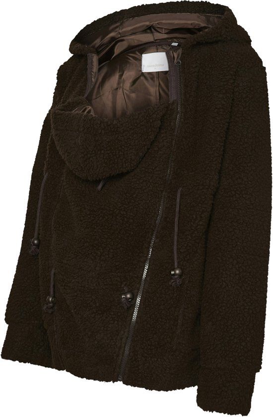 MAMALICIOUS MLRACHEL 3IN1 TEDDY JACKET NOOS Dames Gewatteerde jas Polyester Hot Fudge M
