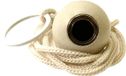Boulemaus – Jeu de Boules - Magneet - Krachtige Magnetische bouleopraper wit in de vorm van but met koord – 4 kg