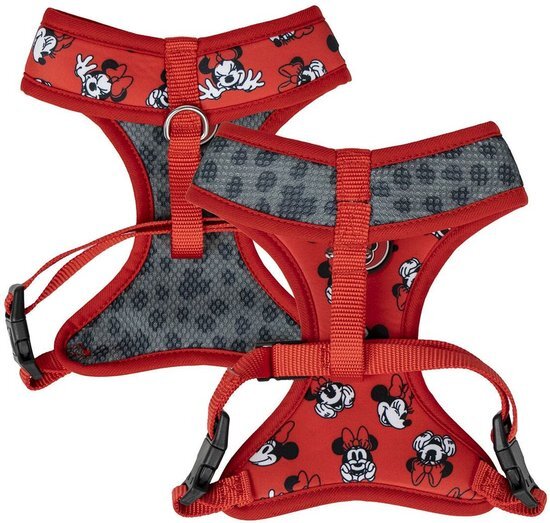 Hondentuigje Minnie Mouse M/L Rood