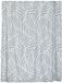 Tendance Douchegordijn Botanic - met ringen - wit - polyester - 180 x 200 cm - wasbaar
