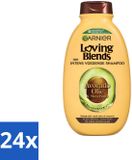 Garnier Loving Blends Huile d'avocat et beurre de karité Shampooing 300 ml - 24 pièces
