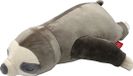 UNUS Luiaard knuffelkussen 30cm grijs