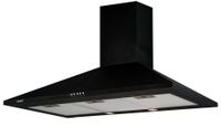 CATA Omega 900 BK Muurmontage Zwart 645 m³/uur