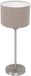 Mexlite Tafellamp Noor 4415ST – Staal en textiel, hoogte 50 cm, trendy design