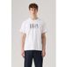 Levi's Ss Tee Coupe Relaxée Distressed Serif 3 Wh