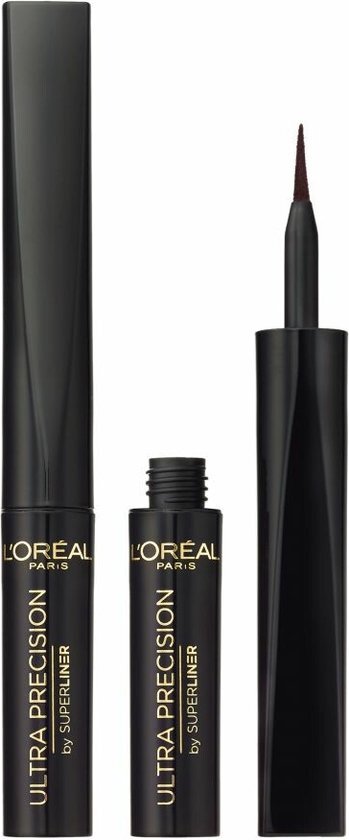 L'Oréal Make-Up Designer Superliner Ultra Precision - 01 Black - Zwart - Liquid Eyeliner