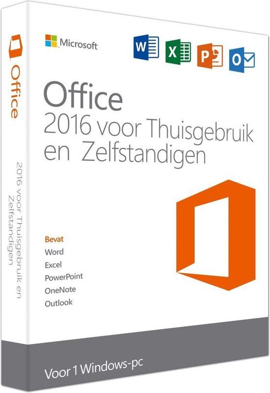 Microsoft Office 2016 Home & Business - Windows - Engels