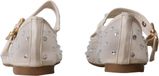 Super Mode M&M Mira Max ballerina met bandjes beige