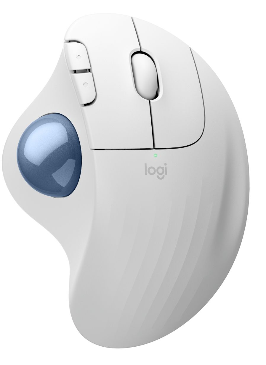 Logitech Ergo M575S - Draadloze Ergonomische Muis - Bluetooth - Wit