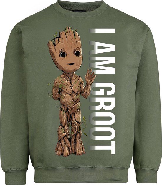 Guardians Of The Galaxy I Am Groot Heren Sweatshirts - groen - L