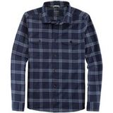 OLYMP Casual Modern Fit Overshirt marine, Ruit