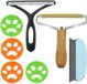 Azomor® Set complet de sept rouleaux dépilateurs pour vêtements et meubles