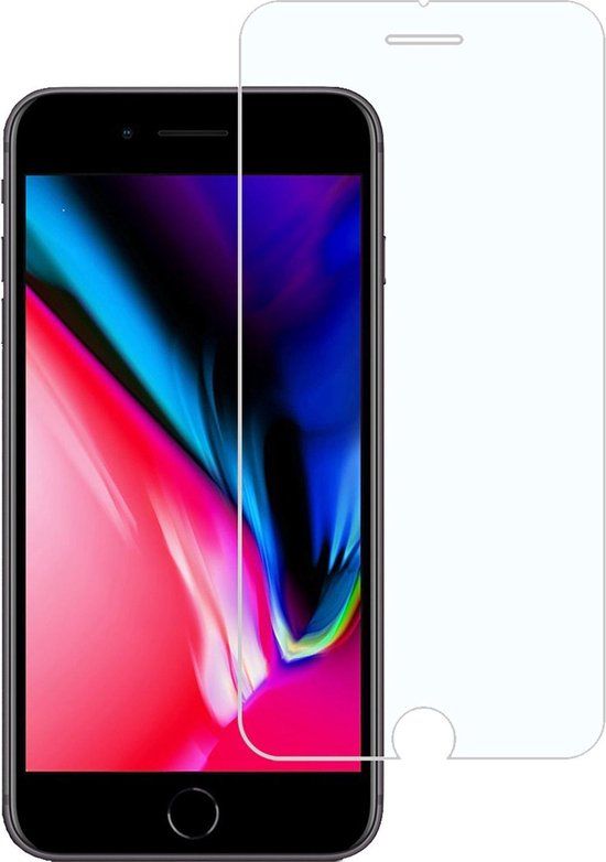 BTH Screenprotector iPhone 8 Plus - Tempered Glass - Blue Filter
