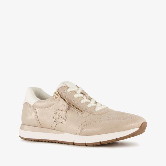 Tamaris Comfort Sneakers Beige Synthetisch - Dames - Maat 39