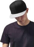 Flexfit Metallic Visor Snapback Pet - Zilverkleurig