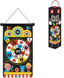 Janod - Spel - Dartspel kermis - Dubbelzijdig magnetisch dartbord