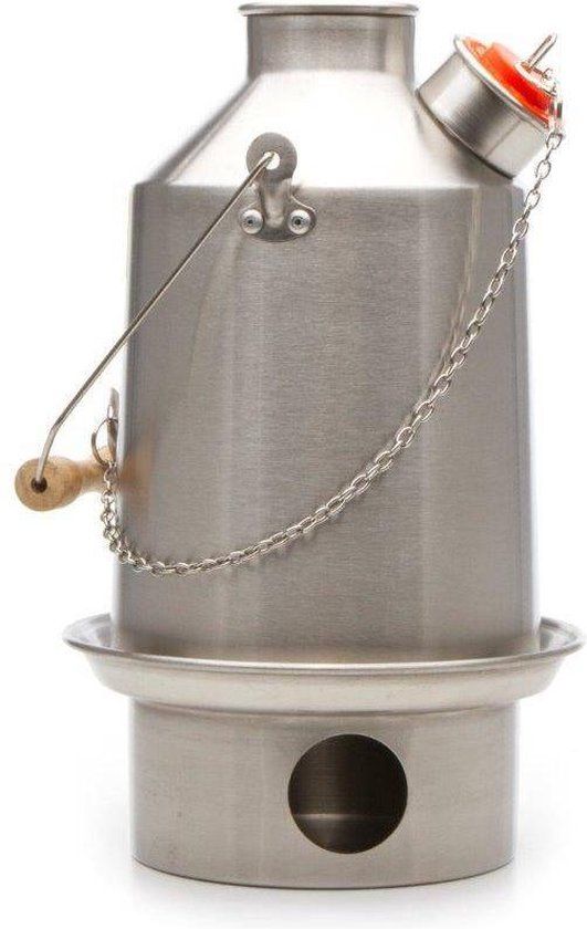 Medium 'Scout' 1.2ltr Stainless Steel Spirit Stove - Grey