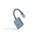 Monkey Ladder USB-C naar VGA converter USB-C/M-VGA/H aluminium grijs 10cm