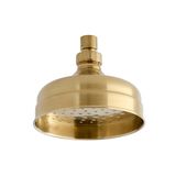 Hudson Reed Elizabeth Pommeau de douche - Design rétro – 15.5 cm – Or satiné