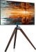 Support TV en bois pour écrans de 32-60 pouces, avec hauteur réglable, compatible VESA (200x200 mm)
