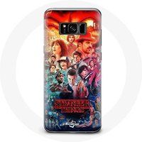 Maniacase Hoesje voor Samsung Galaxy S8 Stranger Things Teaser Seizoen 4 Poster Karakters Art