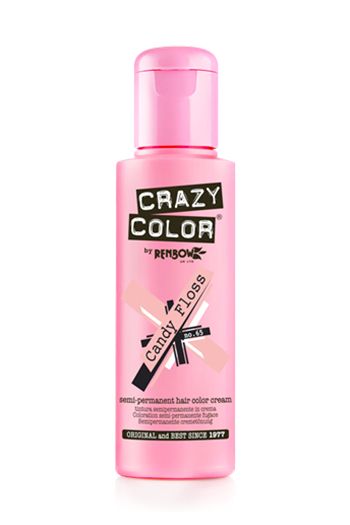 Crazy Color Candy Floss 100ml - Semi-Permanent Hair Dye - Pink