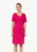 comma - Vrouwen Sheath jurk van katoenmix - Roze - Maat 36
