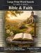 Bible & Faith Word Search: 80 Relaxing Large Print Puzzles for Adults and Seniors