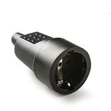 FAMATEL - Mobiel stopcontact | kunststof PVC | TT | 16A | 250 V | zwart