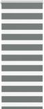 Zebra Zebra rolgordijn 55x100 cm stofbreedte 50,9 cm gris foncé