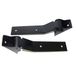Rugged Ridge 11218.01 Achterklep Scharnier Kit, Zwart; 87-95 Jeep Wrangler YJ