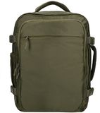 Travelbags The Breeze Handbagage Rugzak M - 25 liter - 40 x 30 x 20 cm - 15 inch laptopvak - Olijfgroen